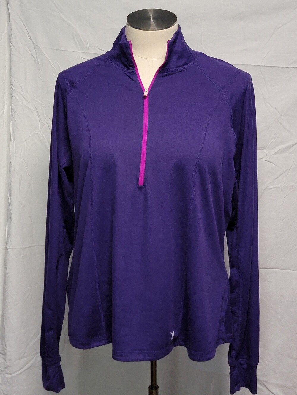Old Navy Active Women’s Purple Long-Sleeve Quarter-Zip Performance Top XXL